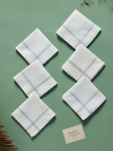 Classic White Value Cotton Handkerchief Set - TOSSIDO
