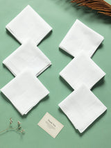 Clean White Comfort Cotton Handkerchief Set - TOSSIDO