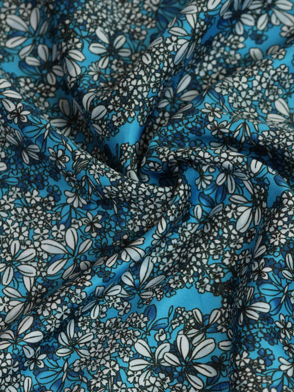Cobalt Pocket Square - TOSSIDO