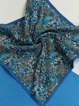 Cobalt Pocket Square - TOSSIDO