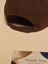 Coffee Brown Distressed Baseball Cap - TOSSIDO