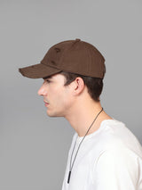 Coffee Brown Distressed Baseball Cap - TOSSIDO