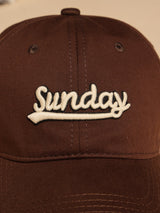 Coffee Brown Sunday Baseball Cap - TOSSIDO