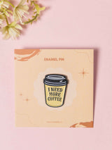 Coffee Enamel Pin - TOSSIDO
