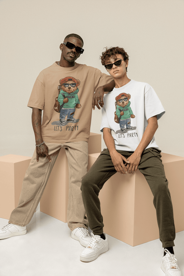 Cool Teddy Oversized Tee - TOSSIDO