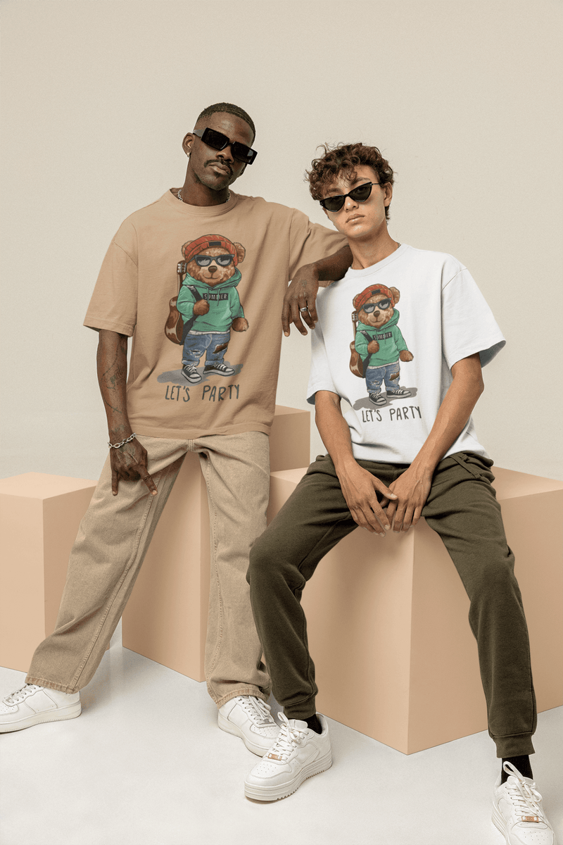 Cool Teddy Oversized Tee - TOSSIDO