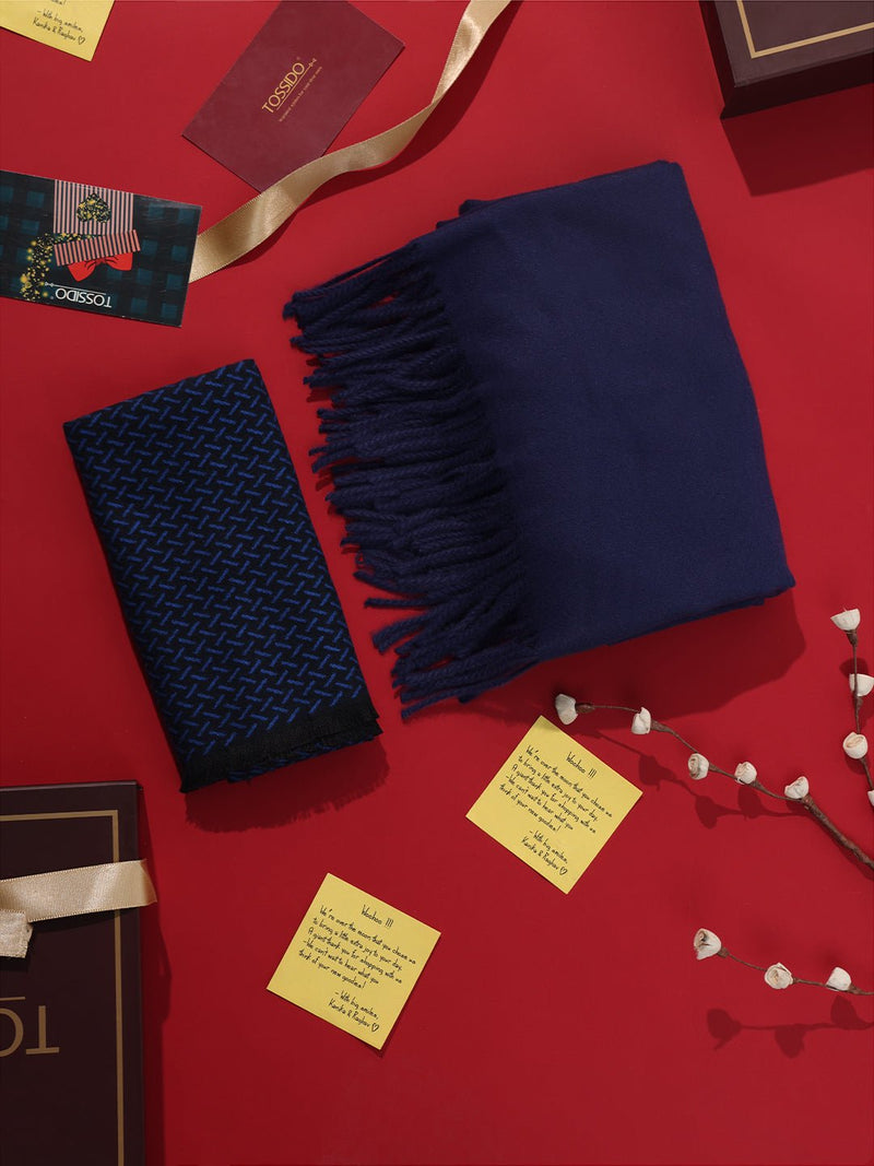 Cozy His & Her Woolen Muffler Set - TOSSIDO