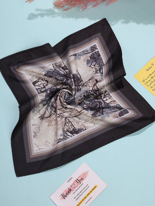 Cream Floral Pocket Square - TOSSIDO