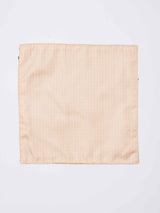 Cream Paisley Reversible Stole & Pocket Square Set - TOSSIDO