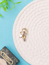 Creative Artist Girl Enamel Brooch - TOSSIDO