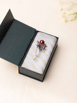 Crimson Blossom Brooch - TOSSIDO