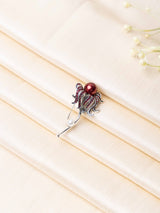 Crimson Blossom Brooch - TOSSIDO