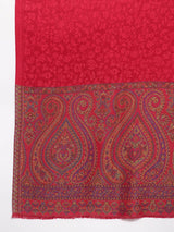 Crimson Heritage Modal Silk Stole | Tossido - TOSSIDO