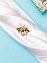 Crystal Bee Brooch - TOSSIDO