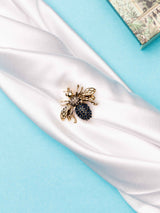 Crystal Bee Brooch - TOSSIDO