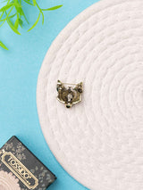 Crystal Fox Brooch - TOSSIDO