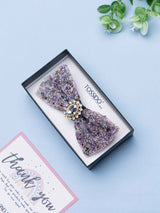Crystal Lilac Gemstone Bowtie - TOSSIDO