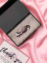 Crystal Parrot Brooch - TOSSIDO