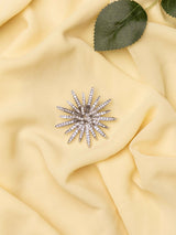 Crystal Starburst Radiance Brooch - TOSSIDO