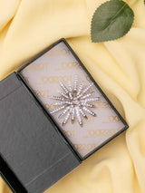 Crystal Starburst Radiance Brooch - TOSSIDO