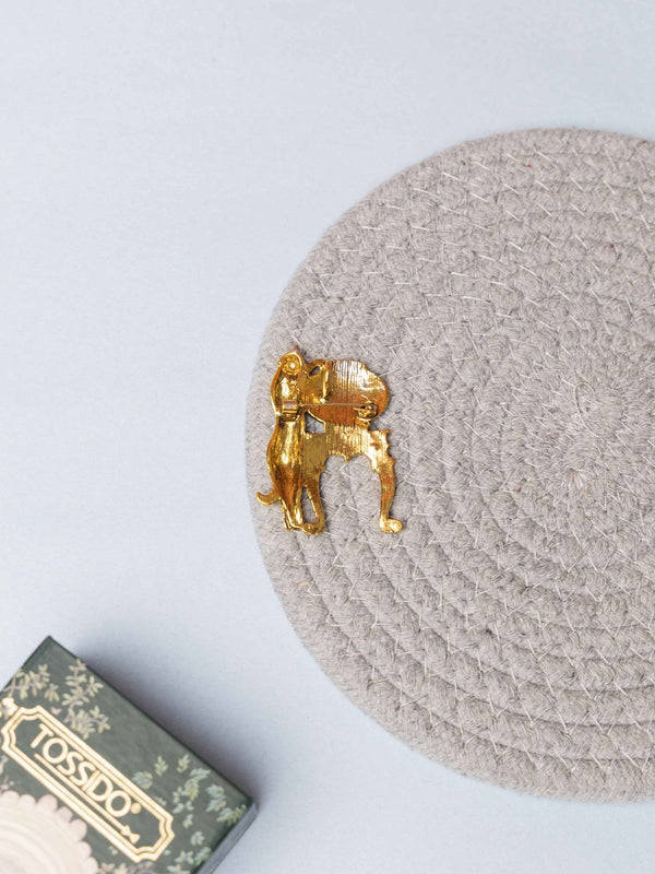 Curious Cat Fishbowl Brooch - TOSSIDO