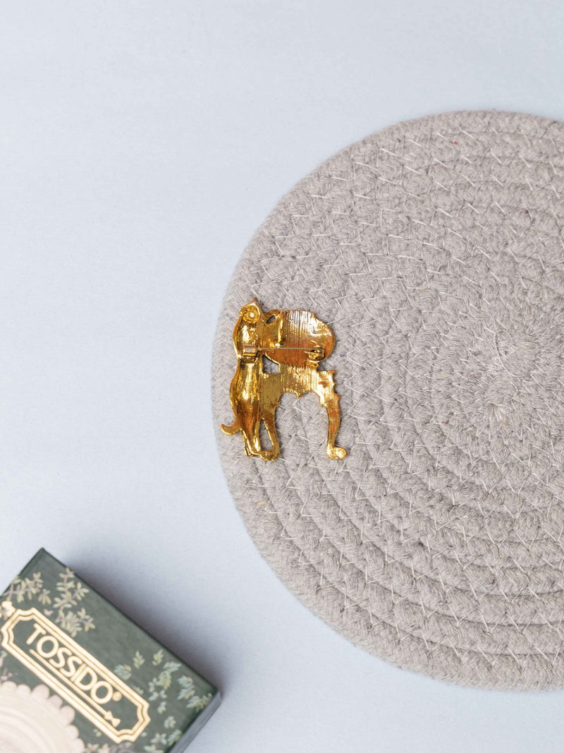 Curious Cat Fishbowl Brooch - TOSSIDO