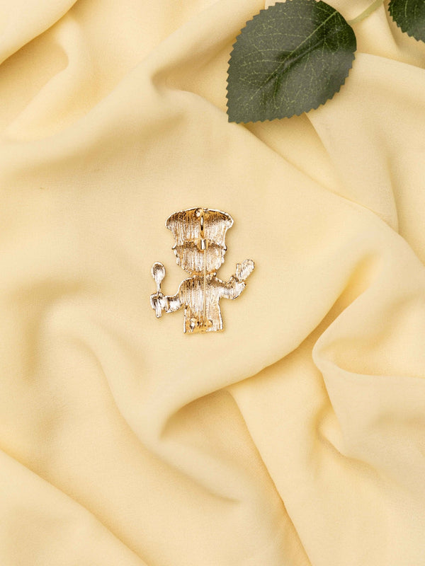Cute Chef Enamel Brooch - TOSSIDO