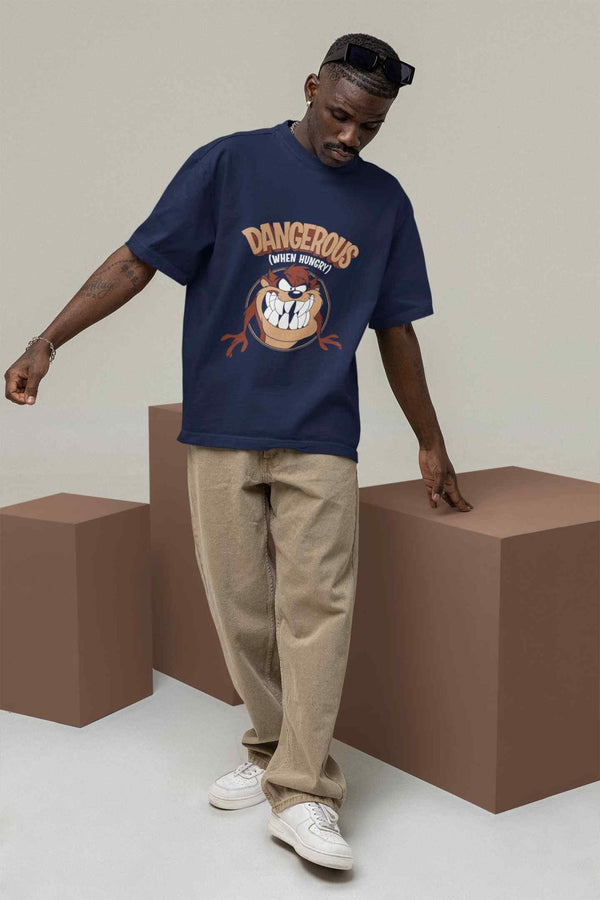 Dangerous When Hungry Oversized Tee - TOSSIDO