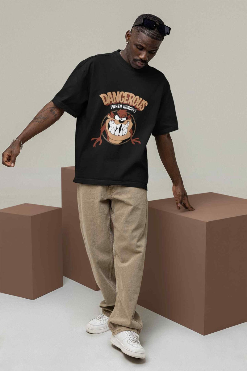 Dangerous When Hungry Oversized Tee - TOSSIDO