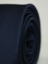 Dark Blue Skinny Necktie - TOSSIDO