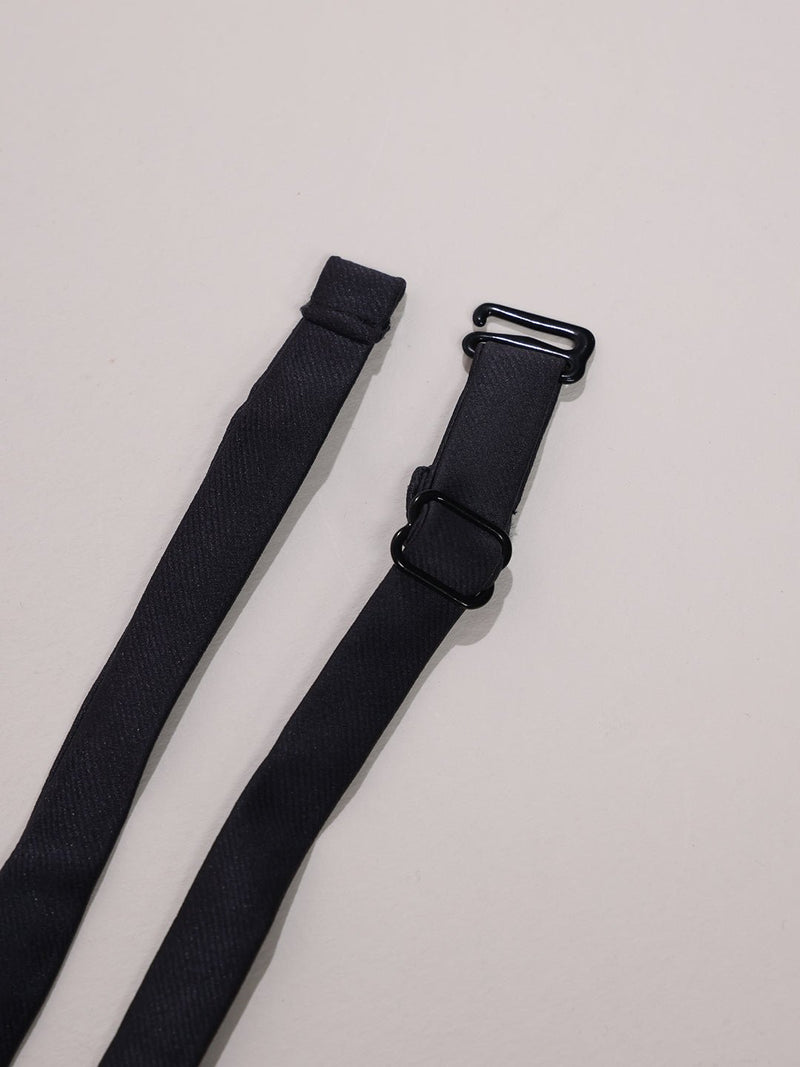 Dark Grey Solid Bowtie - TOSSIDO