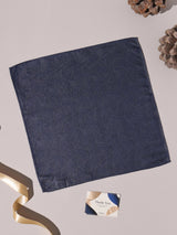Dark Navy Tonal Paisley Performance Silk™ Pocket Square - TOSSIDO