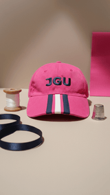 Dark Pink JGU Varsity Cap - TOSSIDO