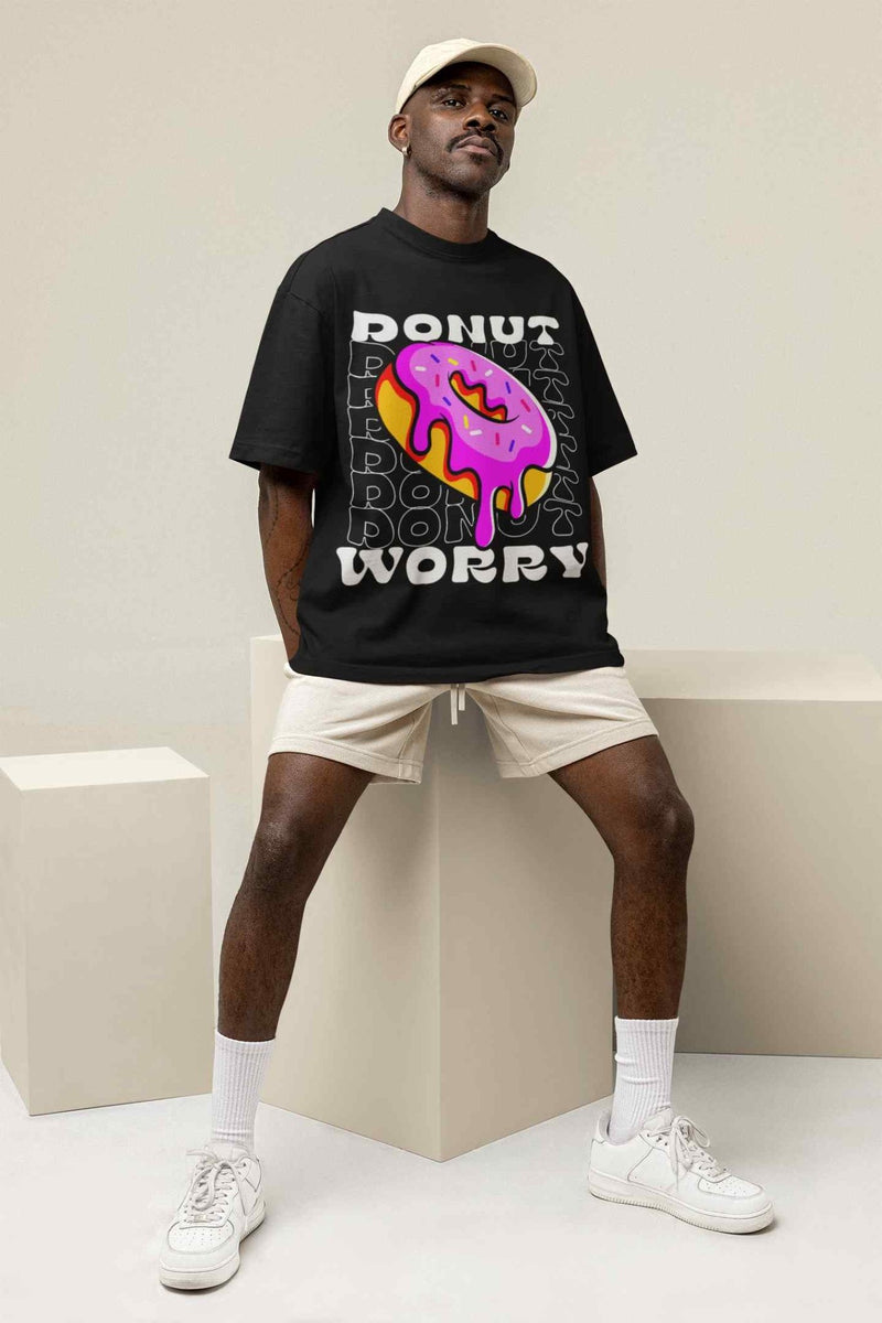 Donut Worry Oversized Tee - TOSSIDO