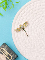 Dragonfly Pearl Brooch - TOSSIDO