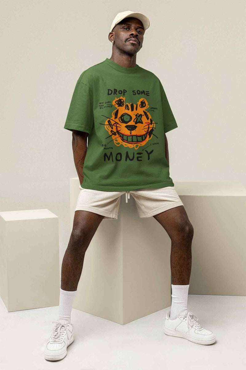 Drop Some Money Oversized Tee - TOSSIDO