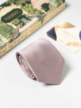 Dusty Pink Pure Silk Necktie (Teflon Coated) - TOSSIDO