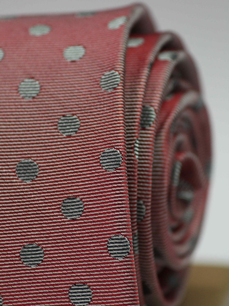 Efflux Polka Silk Necktie - TOSSIDO