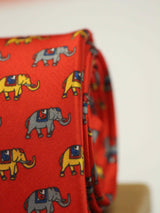 Red Elephant Necktie