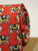 Multicolor Elephant Necktie