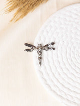 Emerald Dragonfly Brooch - TOSSIDO