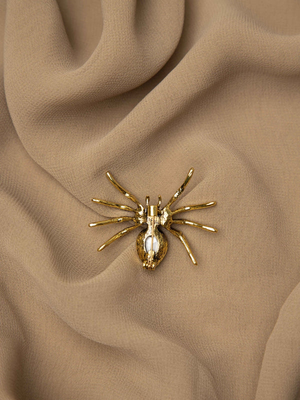 Emerald Spider Brooch - TOSSIDO
