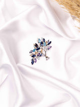 Emerald Tree of Life Crystal Brooch - TOSSIDO