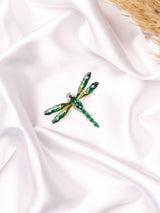 Emerald Wing Dragonfly Brooch - TOSSIDO