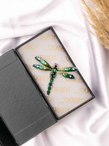 Emerald Wing Dragonfly Brooch - TOSSIDO