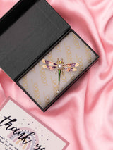 Enamel Dragonfly Pearl Brooch - TOSSIDO