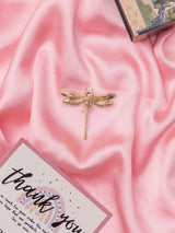 Enamel Dragonfly Pearl Brooch - TOSSIDO