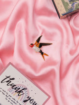 Enamel Flying Bird Brooch - TOSSIDO