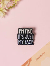 Expression Typography Enamel Pin - TOSSIDO