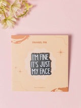 Expression Typography Enamel Pin - TOSSIDO